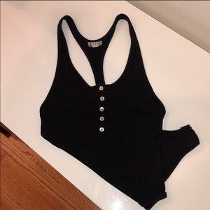 Free People Racer Body Suit